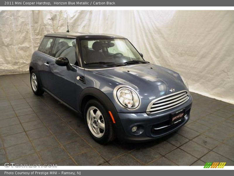Horizon Blue Metallic / Carbon Black 2011 Mini Cooper Hardtop