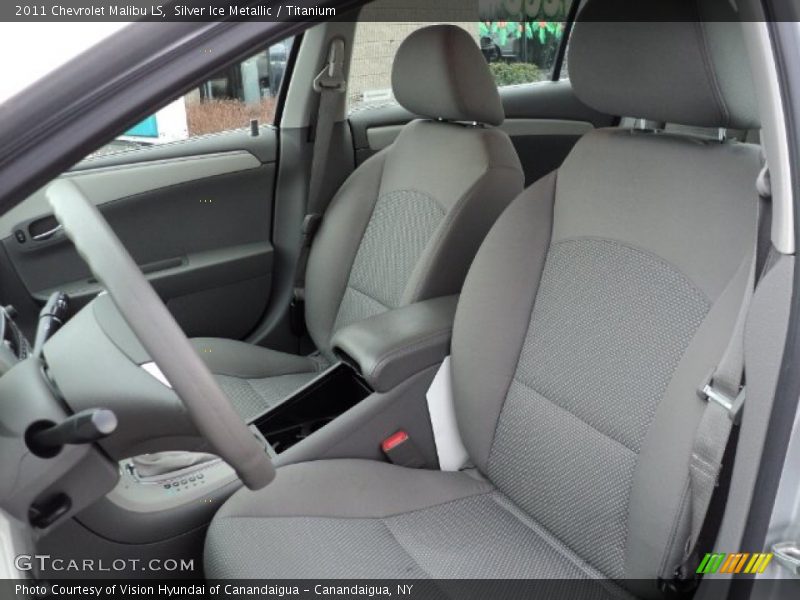 Silver Ice Metallic / Titanium 2011 Chevrolet Malibu LS