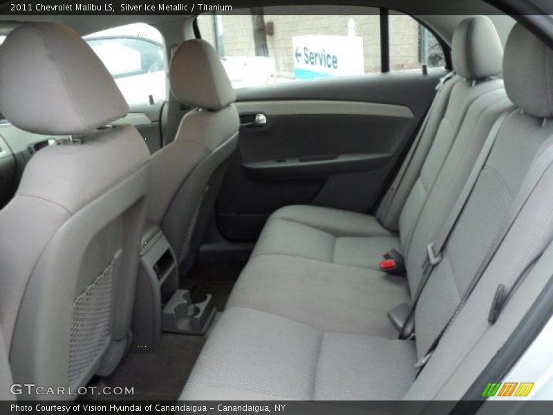 Silver Ice Metallic / Titanium 2011 Chevrolet Malibu LS