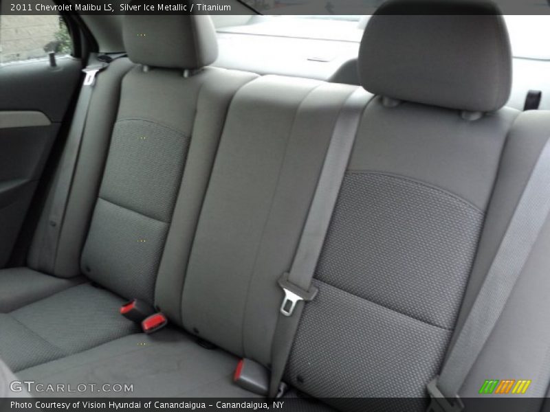 Silver Ice Metallic / Titanium 2011 Chevrolet Malibu LS