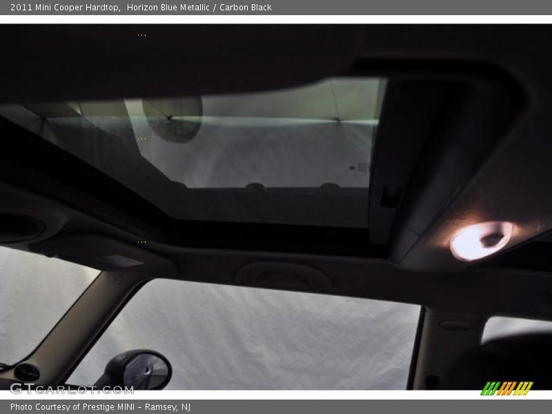 Horizon Blue Metallic / Carbon Black 2011 Mini Cooper Hardtop