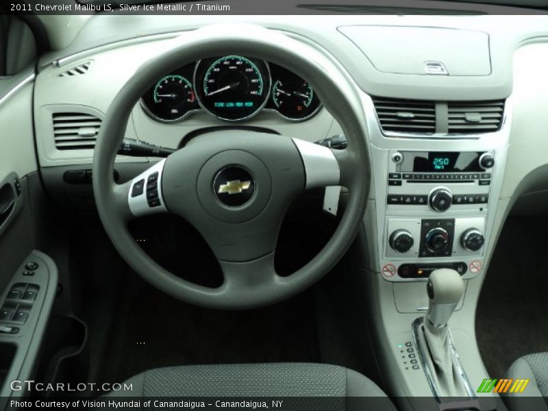 Silver Ice Metallic / Titanium 2011 Chevrolet Malibu LS