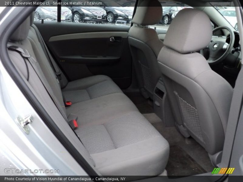 Silver Ice Metallic / Titanium 2011 Chevrolet Malibu LS
