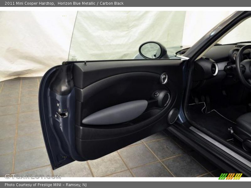 Horizon Blue Metallic / Carbon Black 2011 Mini Cooper Hardtop