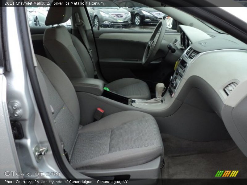 Silver Ice Metallic / Titanium 2011 Chevrolet Malibu LS