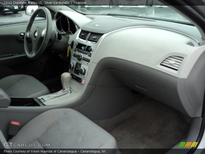 Silver Ice Metallic / Titanium 2011 Chevrolet Malibu LS