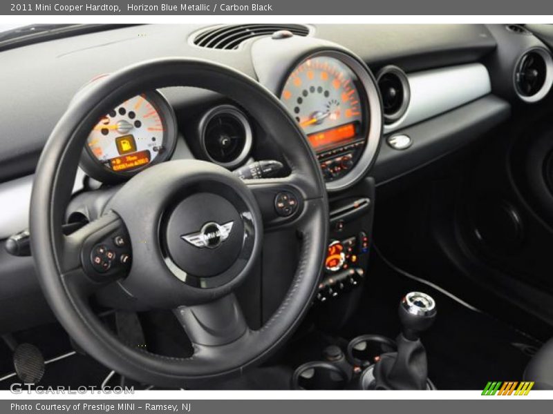 Horizon Blue Metallic / Carbon Black 2011 Mini Cooper Hardtop