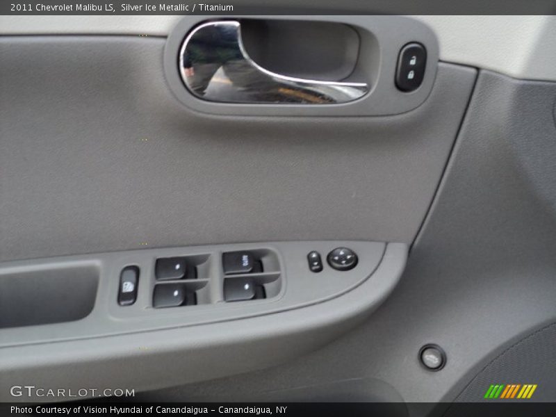 Silver Ice Metallic / Titanium 2011 Chevrolet Malibu LS