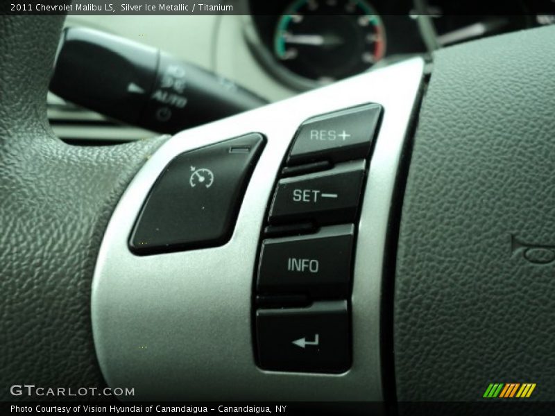 Silver Ice Metallic / Titanium 2011 Chevrolet Malibu LS