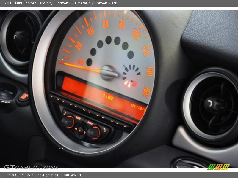 Horizon Blue Metallic / Carbon Black 2011 Mini Cooper Hardtop