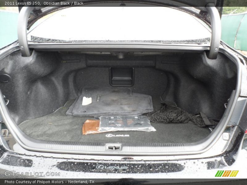 Obsidian Black / Black 2011 Lexus ES 350