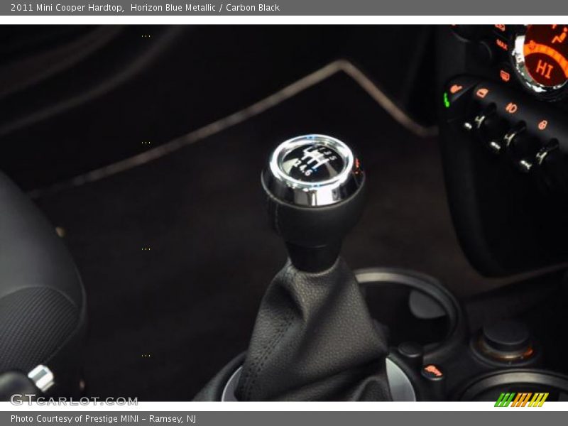 Horizon Blue Metallic / Carbon Black 2011 Mini Cooper Hardtop