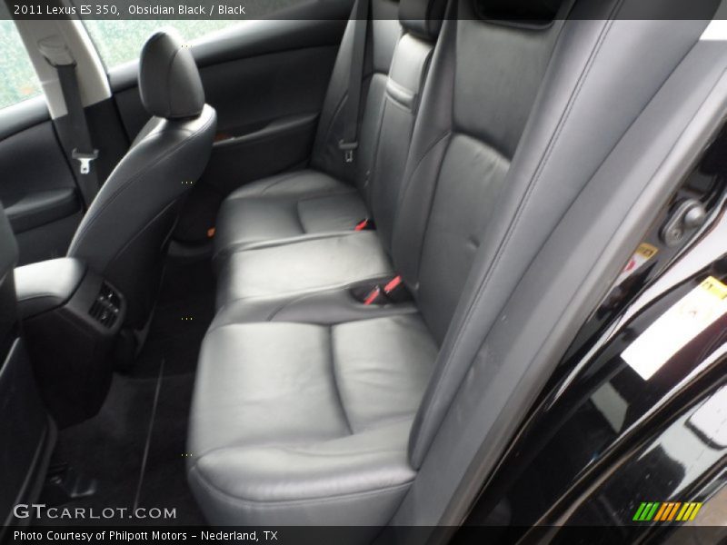 Obsidian Black / Black 2011 Lexus ES 350
