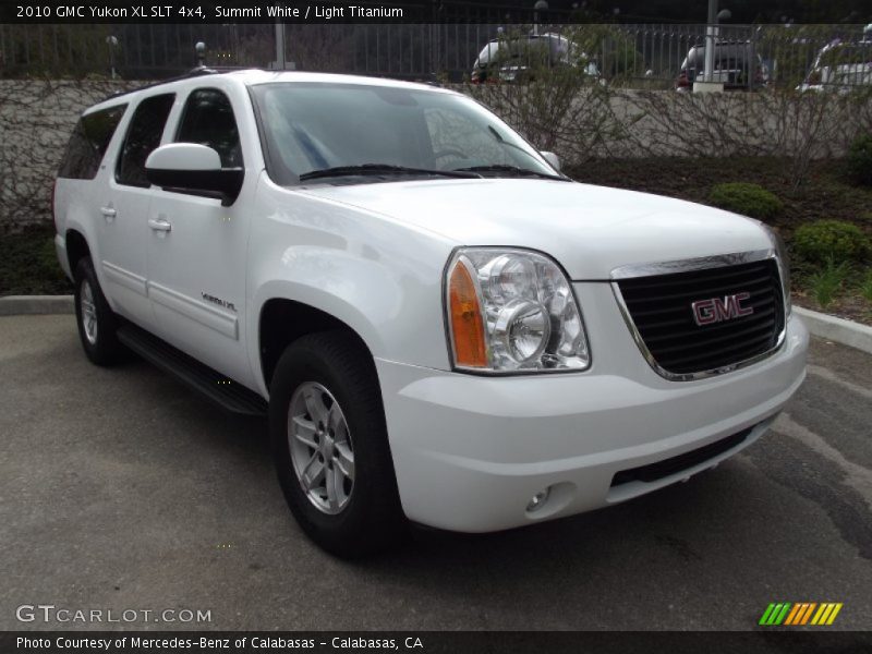 Summit White / Light Titanium 2010 GMC Yukon XL SLT 4x4