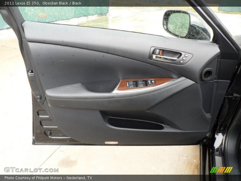 Obsidian Black / Black 2011 Lexus ES 350