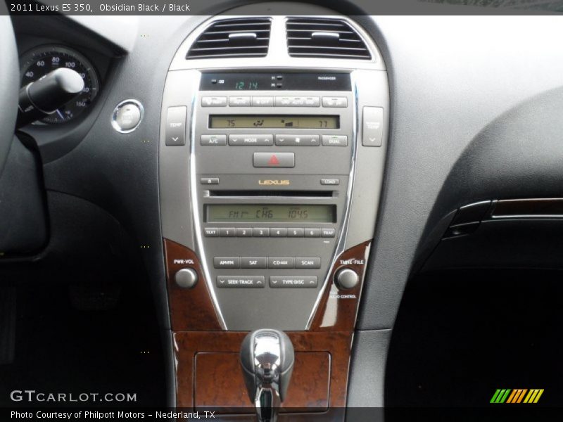 Obsidian Black / Black 2011 Lexus ES 350