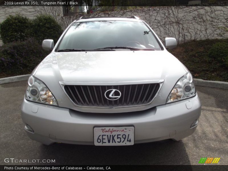Tungsten Pearl / Black 2009 Lexus RX 350