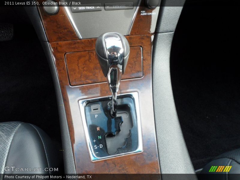 Obsidian Black / Black 2011 Lexus ES 350