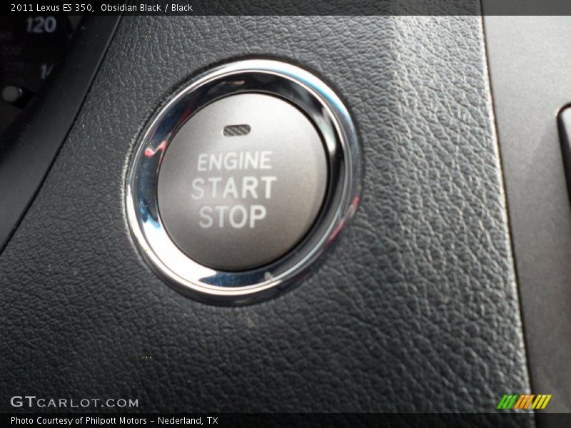 Obsidian Black / Black 2011 Lexus ES 350
