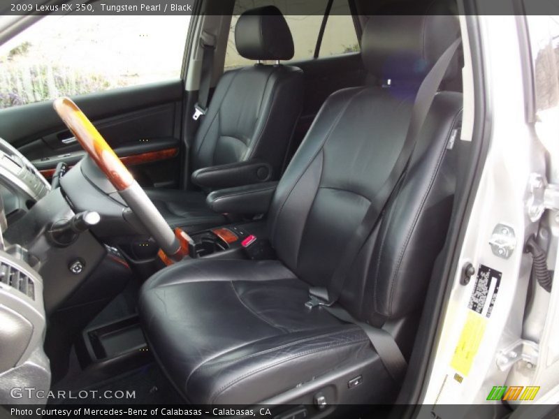 Tungsten Pearl / Black 2009 Lexus RX 350