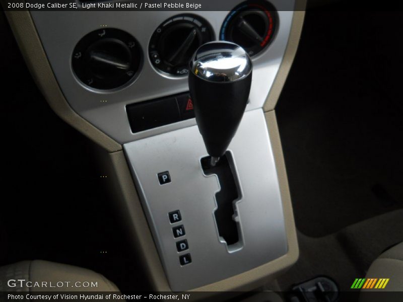 Light Khaki Metallic / Pastel Pebble Beige 2008 Dodge Caliber SE