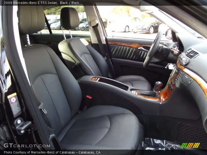  2009 E 550 Sedan Black Interior