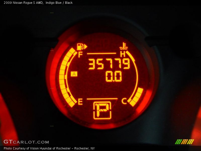 Indigo Blue / Black 2009 Nissan Rogue S AWD