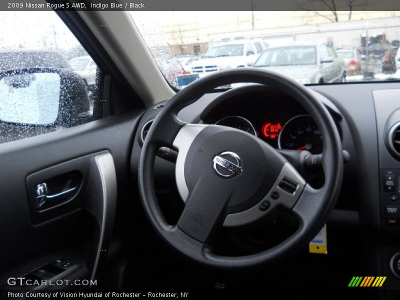 Indigo Blue / Black 2009 Nissan Rogue S AWD