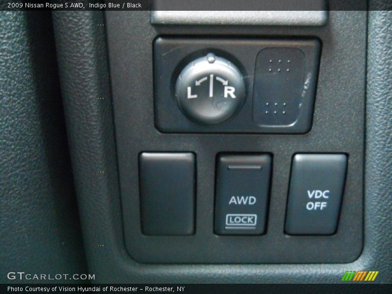 Indigo Blue / Black 2009 Nissan Rogue S AWD