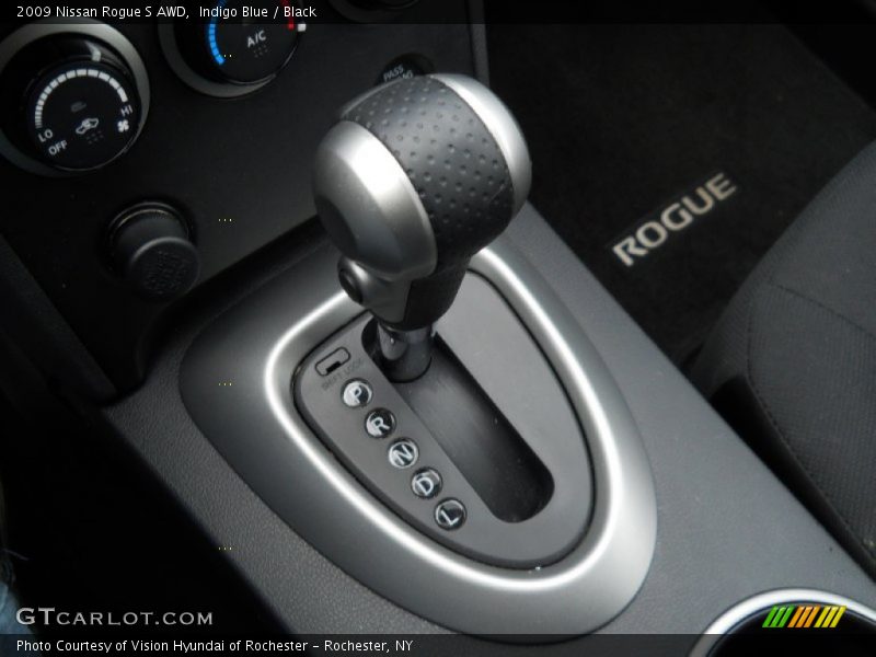 Indigo Blue / Black 2009 Nissan Rogue S AWD
