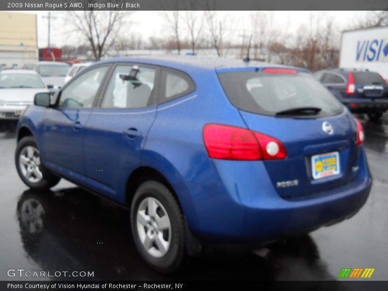 Indigo Blue / Black 2009 Nissan Rogue S AWD