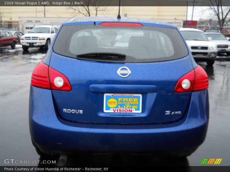 Indigo Blue / Black 2009 Nissan Rogue S AWD