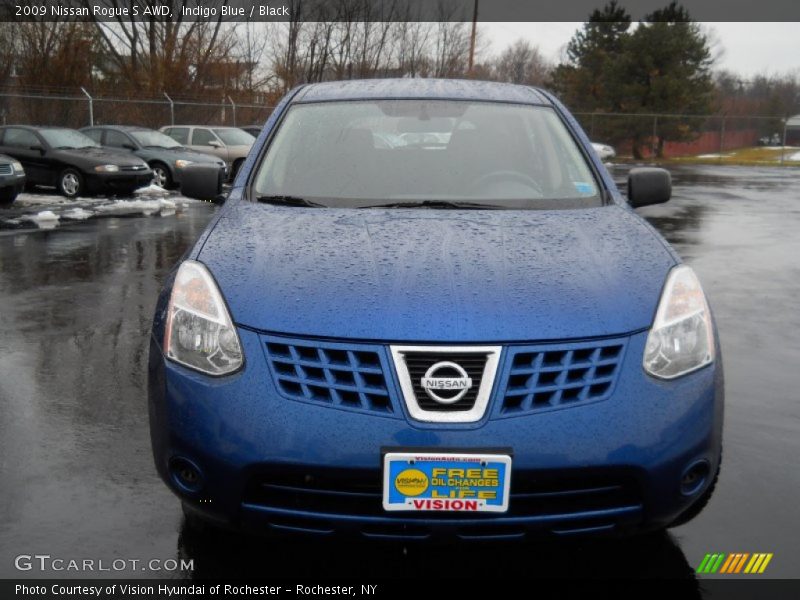 Indigo Blue / Black 2009 Nissan Rogue S AWD