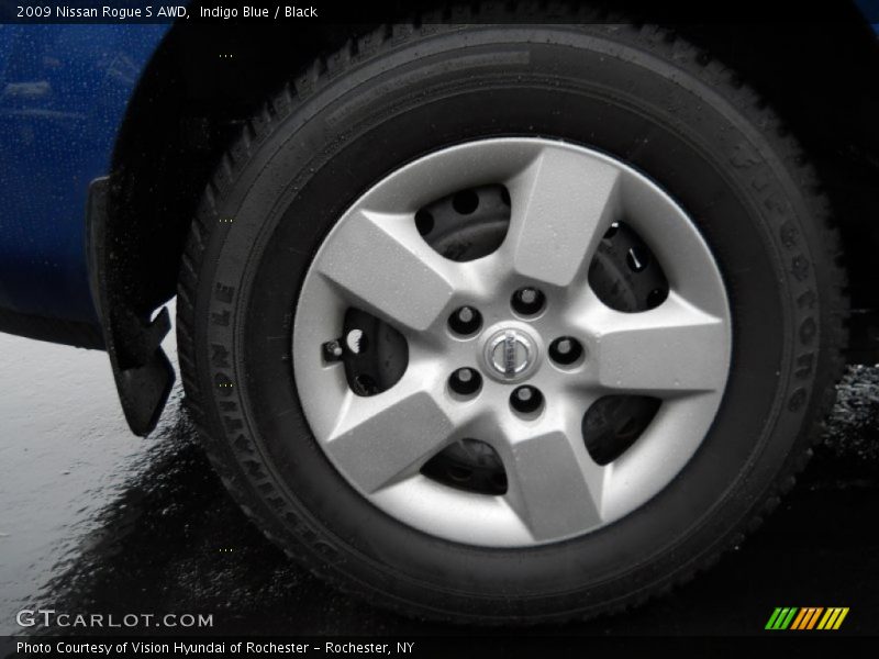 Indigo Blue / Black 2009 Nissan Rogue S AWD