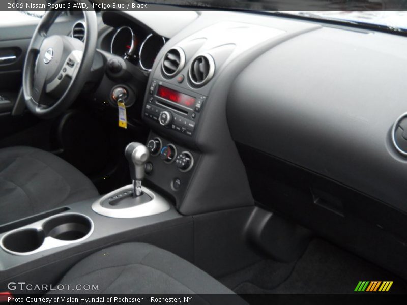 Indigo Blue / Black 2009 Nissan Rogue S AWD