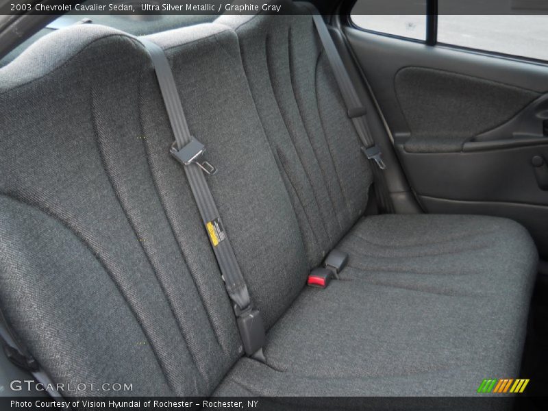 Ultra Silver Metallic / Graphite Gray 2003 Chevrolet Cavalier Sedan