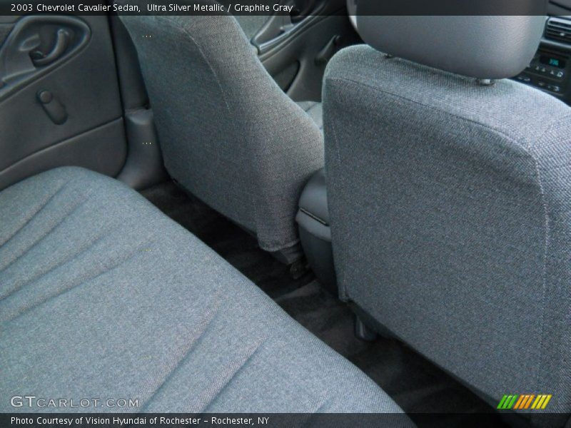 Ultra Silver Metallic / Graphite Gray 2003 Chevrolet Cavalier Sedan