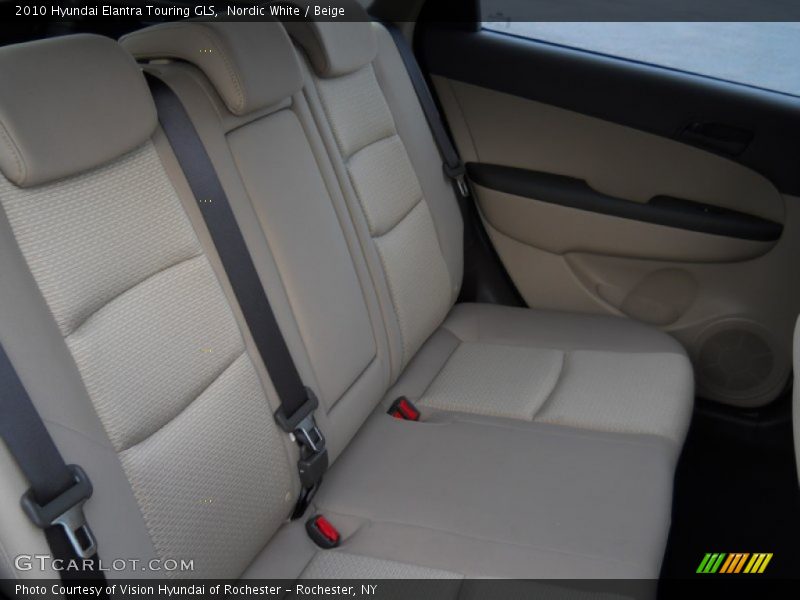 Nordic White / Beige 2010 Hyundai Elantra Touring GLS