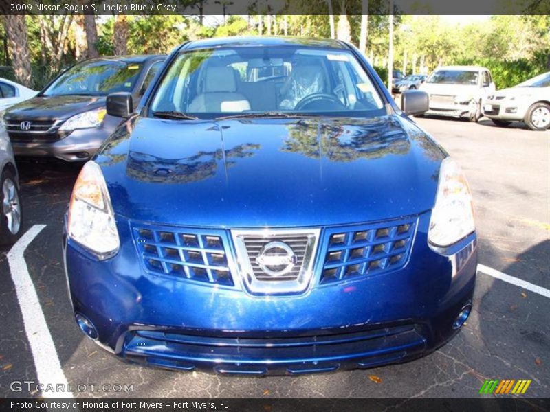 Indigo Blue / Gray 2009 Nissan Rogue S