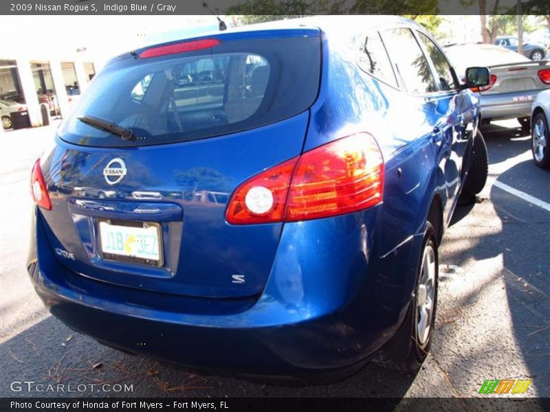 Indigo Blue / Gray 2009 Nissan Rogue S