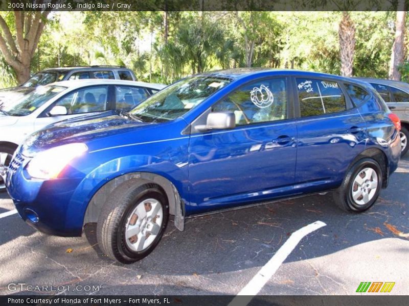 Indigo Blue / Gray 2009 Nissan Rogue S