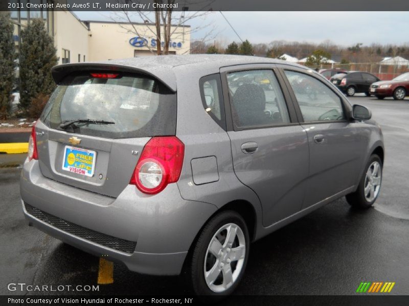 Medium Gray / Charcoal 2011 Chevrolet Aveo Aveo5 LT