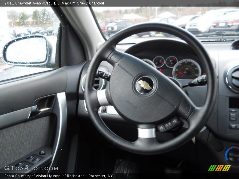 Medium Gray / Charcoal 2011 Chevrolet Aveo Aveo5 LT