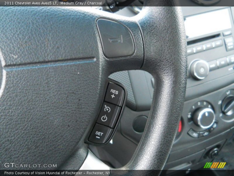 Medium Gray / Charcoal 2011 Chevrolet Aveo Aveo5 LT
