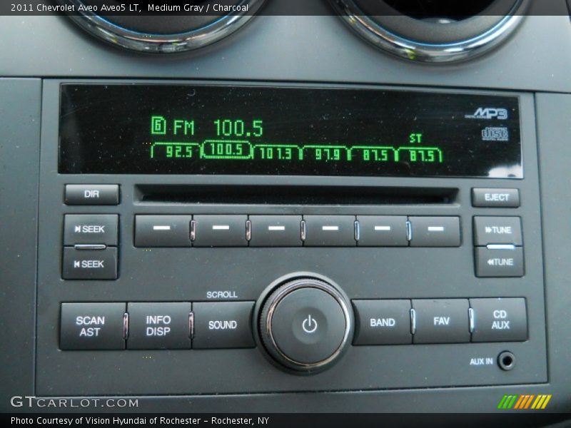 Medium Gray / Charcoal 2011 Chevrolet Aveo Aveo5 LT