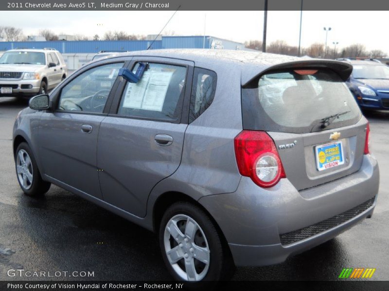 Medium Gray / Charcoal 2011 Chevrolet Aveo Aveo5 LT