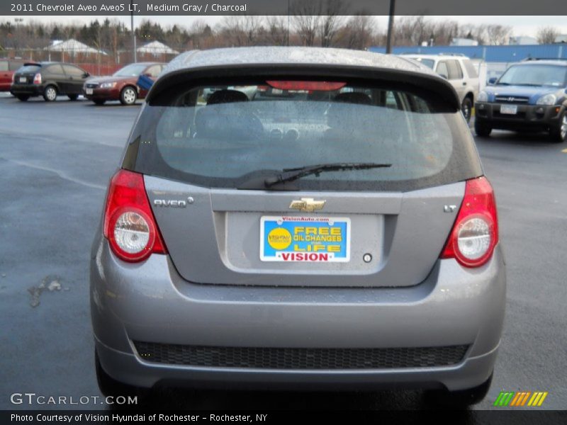 Medium Gray / Charcoal 2011 Chevrolet Aveo Aveo5 LT