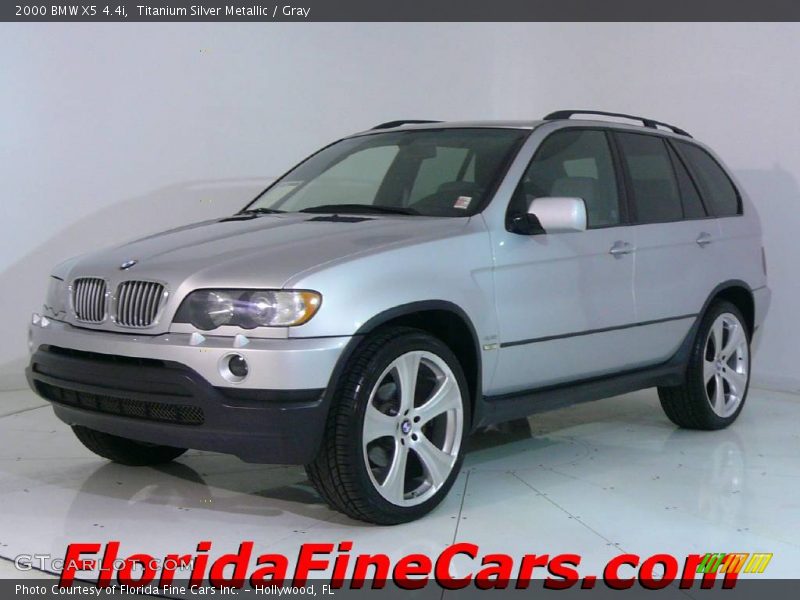 Titanium Silver Metallic / Gray 2000 BMW X5 4.4i