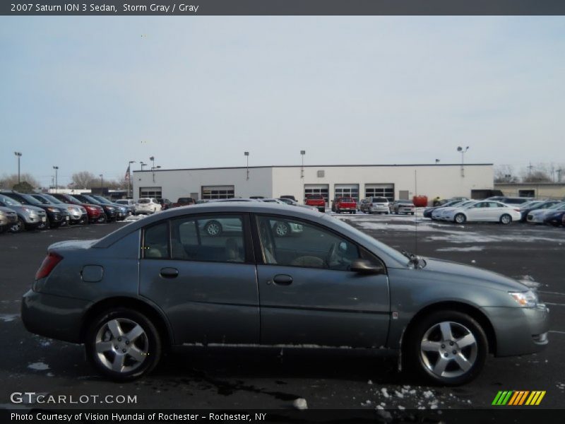 Storm Gray / Gray 2007 Saturn ION 3 Sedan
