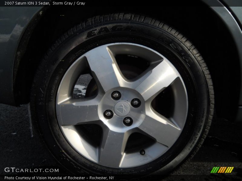Storm Gray / Gray 2007 Saturn ION 3 Sedan